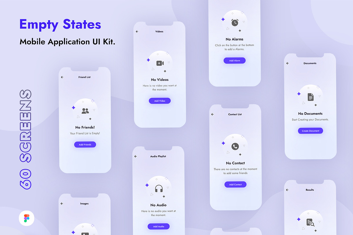 Empty States, an UI Kit Template by Youme Techworld (Photo 1 of 6)