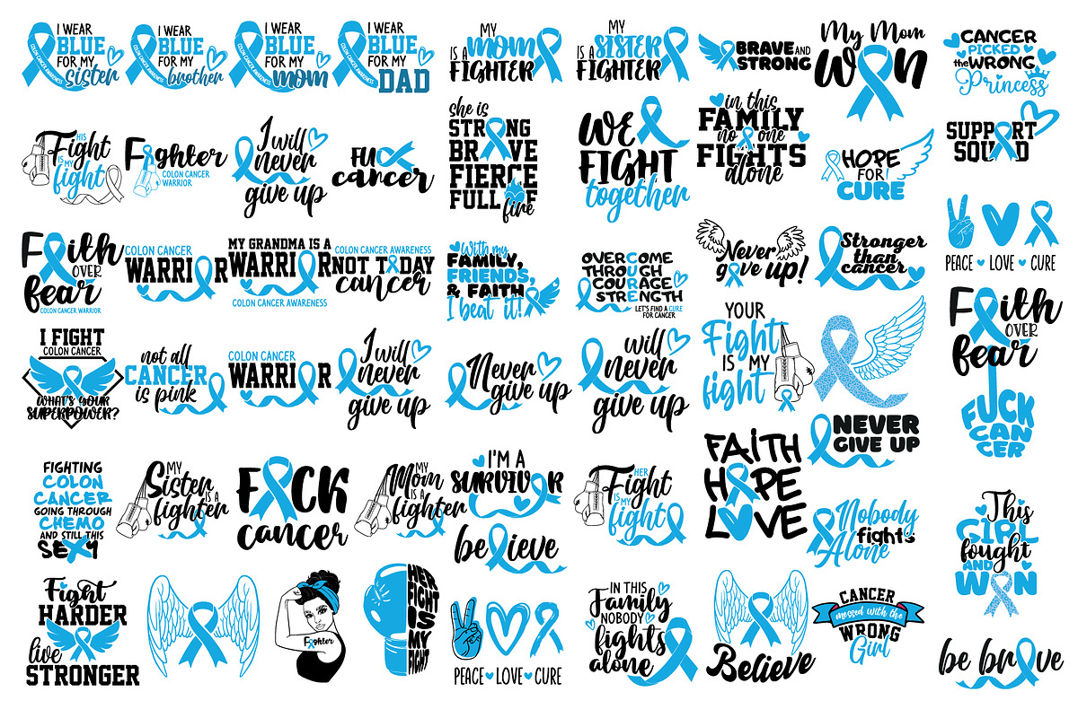 Colon Cancer svg, Heal cancer svg, a Healthcare Illustration by Elenbushe (Photo 2 of 12)