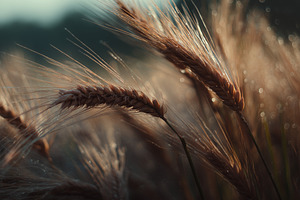 Summer Farm Wheat Close Up, a Nature Photo by k.tay