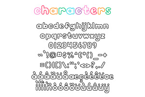 Gummy Candies Font