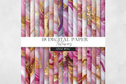 Pink Marble Texture Pack Rose Quartz, a Decorative Illustration by illuztrate (Thumbnail 1 of 4)
