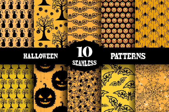 Halloween Patterns preview 6