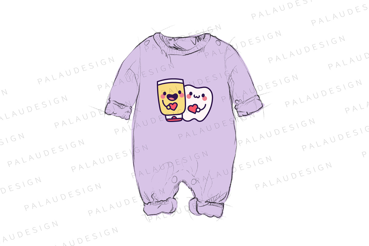 Cute Kawaii Tooth Dentistry Tool, a Healthcare Illustration by Palau (Photo 8 of 12)