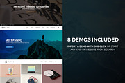 Pando Website Builder | WordPress, a WordPress Template by ThemeBear (Thumbnail 2 of 3)