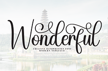 Wonderful | Script Font