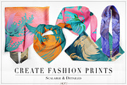 Funky Waves | Vector Pattern, a Pattern Graphic by AALofts Design (Thumbnail 5 of 8)