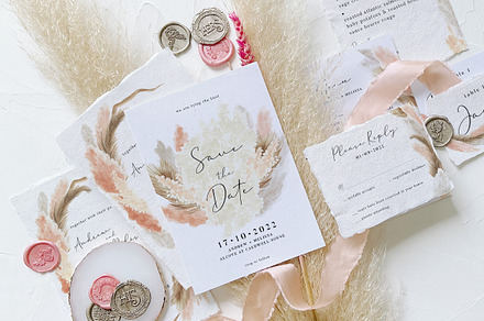 Pampas Grass Wedding Suite
