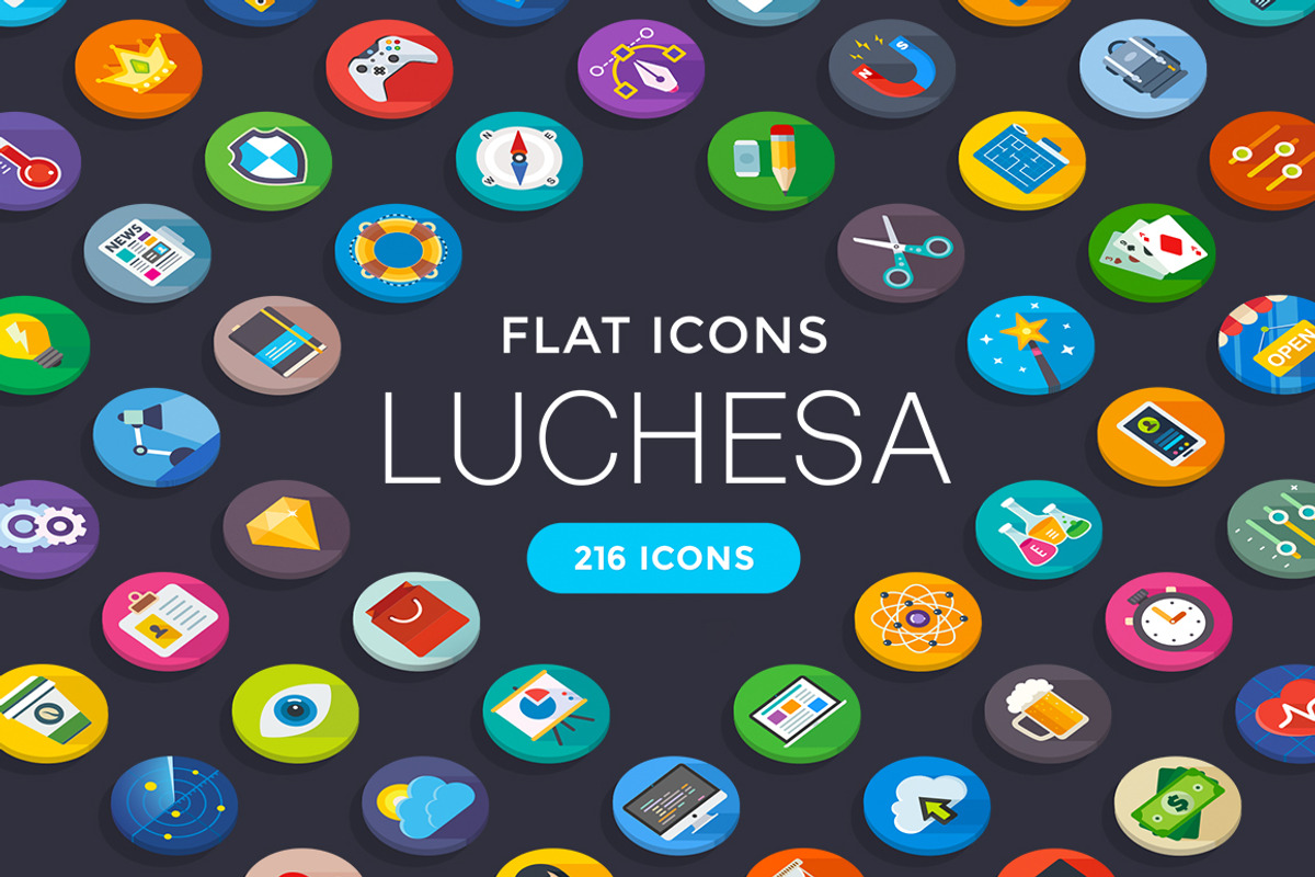 Luchesa. 216 Flat Icons, an Icon by Just UI (Photo 1 of 7)