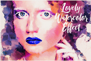 Lovely Watercolor Effect Actions