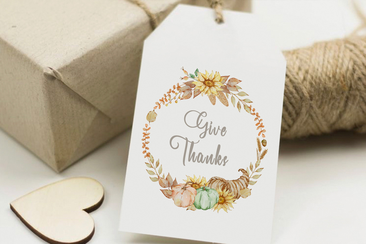 Watercolor Thanksgiving Clipart, a Seasonal Illustration by SvetaArtStore (Photo 9 of 15)