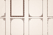 28 Decorative frames borders set #2, an Object Graphic by Digiselector Design Goods (Thumbnail 5 of 6)