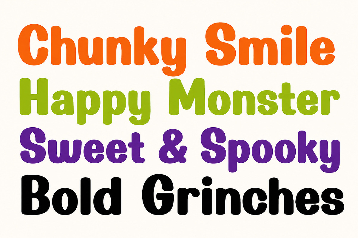 Bold Grinches, a Script Font by Wow Magic (Photo 5 of 5)