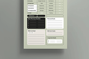 Budget Planner Template, a Stationery Template by MightyDesign (Thumbnail 3 of 8)