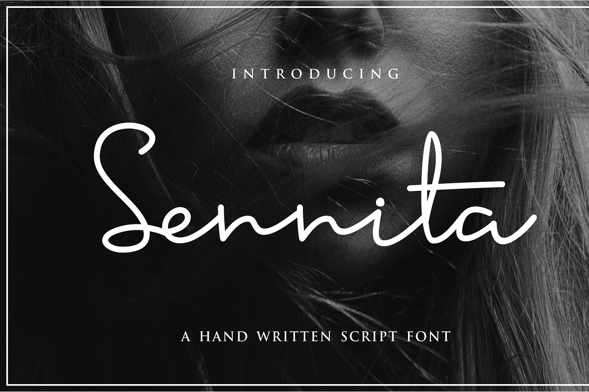 Sennita - Signature Font