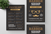 Barbershop Promotion Flyer, a Flyer Template by Annora Studio (Thumbnail 3 of 6)