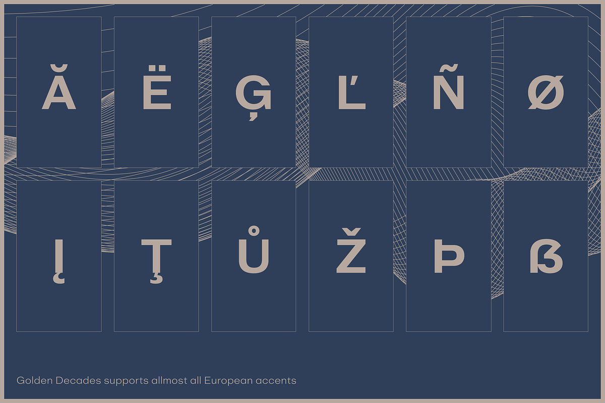 Golden Decades, a Sans Serif Font by Dharma Type (Photo 4 of 12)