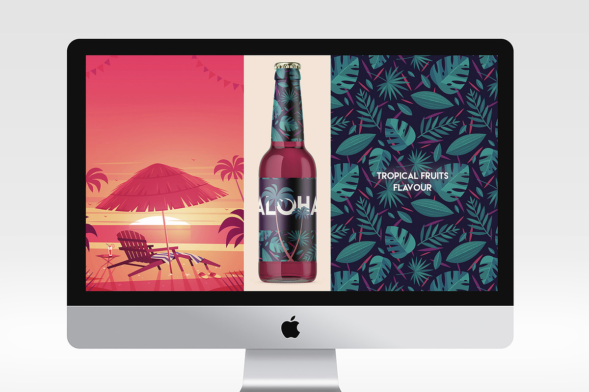 ALOHA Vector Graphics, a Background Graphic by Darumo Shop (Photo 6 of 8)
