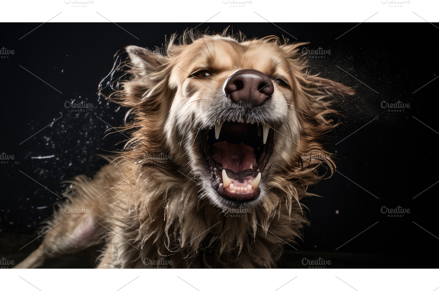 allergies dog sneezing ai generated, an Animal Photo by pikepicture