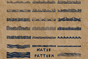 Japanese water pattern Procreate, a Brush Add-On by TheWhiteCatLab (Thumbnail 2 of 4)