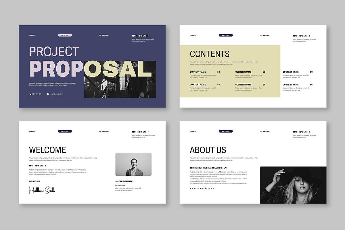 Professional Project Proposal, a Presentation Template by Mighty-Slide (Photo 2 of 6)