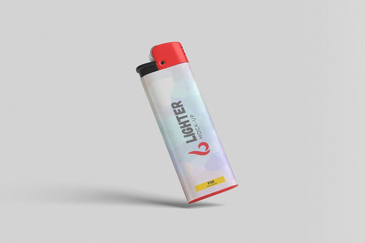 Lighter Mockup, a Merchandise Mockup by hokagata (Photo 4 of 5)