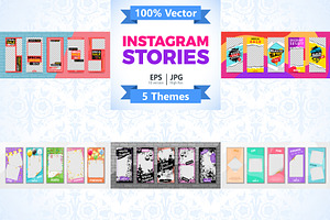 Instagram Stories Templates, a Decorative Illustration by TAlex