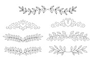 Hand drawn elegant dividers, an Object Graphic by Tiger and Flower (Thumbnail 15 of 16)