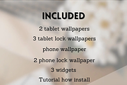 Brown iOS Wallpaper Icons Theme, a Background Graphic by BeeRubby (Thumbnail 9 of 10)