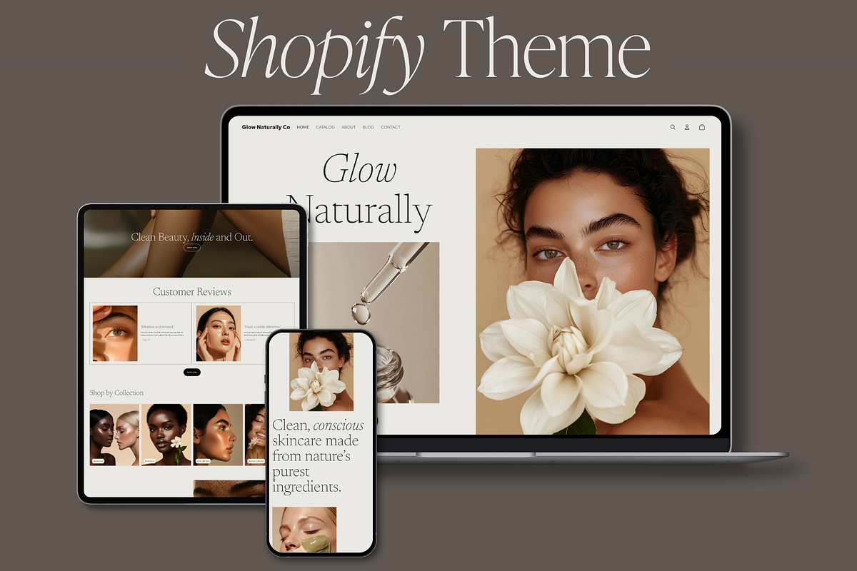 Shopify Theme Template, a Shopify Template by Asha Glenn Design Studio