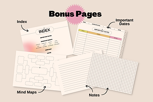 Weekly/Monthly Digital Planner