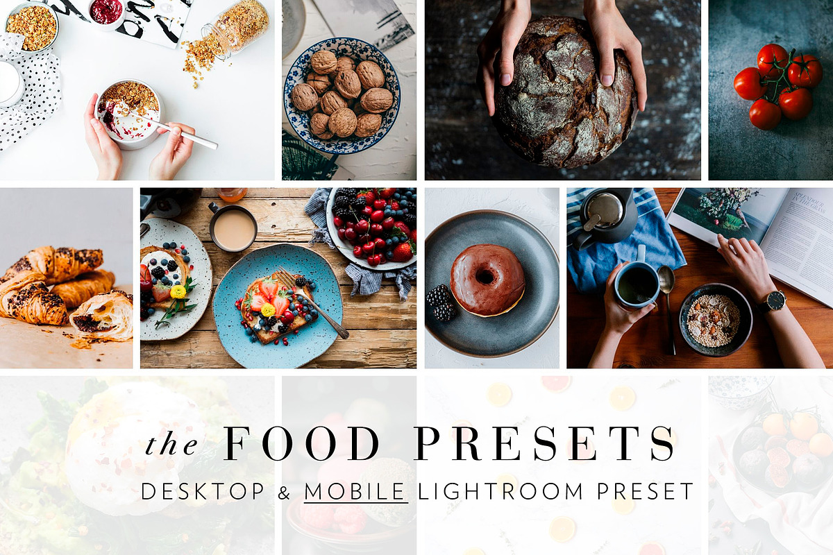 85 Food Photography Lightroom Preset, an Action Add-On by CreativePresets.com (Photo 1 of 12)