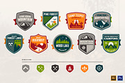 Woods Badges, an Object Graphic by Ember Studio (Thumbnail 2 of 2)