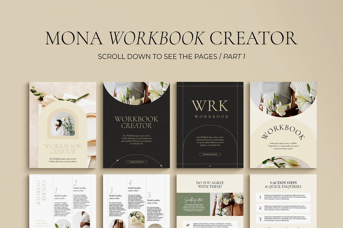 2in1 eBook+WorkBook for Course 2023, a Magazine Template by Mirazz (Photo 29 of 41)