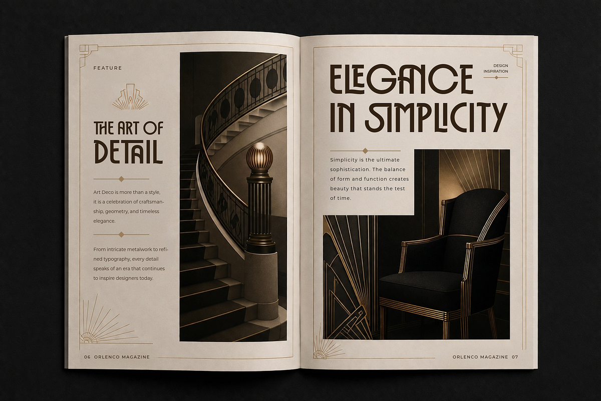 Orlenco - Art Deco Display Font, a Sans Serif Font by Ainun Jinan (Photo 3 of 12)