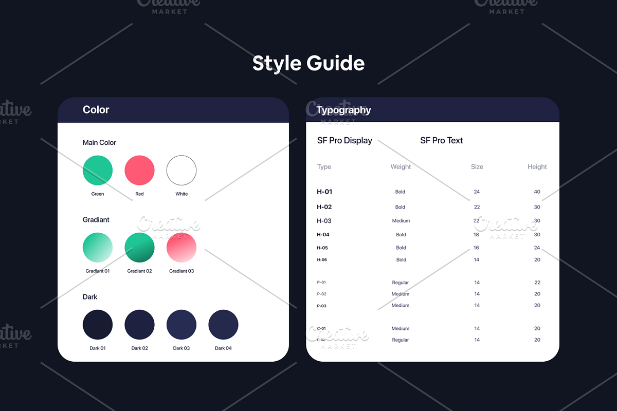 Viper - Crypto Wallet App UI Kit, an App Template by Pixency (Photo 2 of 6)