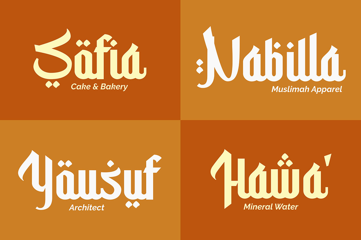 Hamzah, a Font by Omotu Studio (Photo 14 of 20)