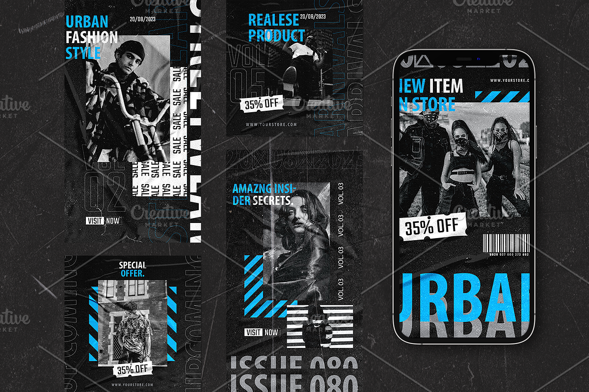 Hype Instagram Template - Coolexz, a Social Media Template by Gibcreat (Photo 3 of 4)