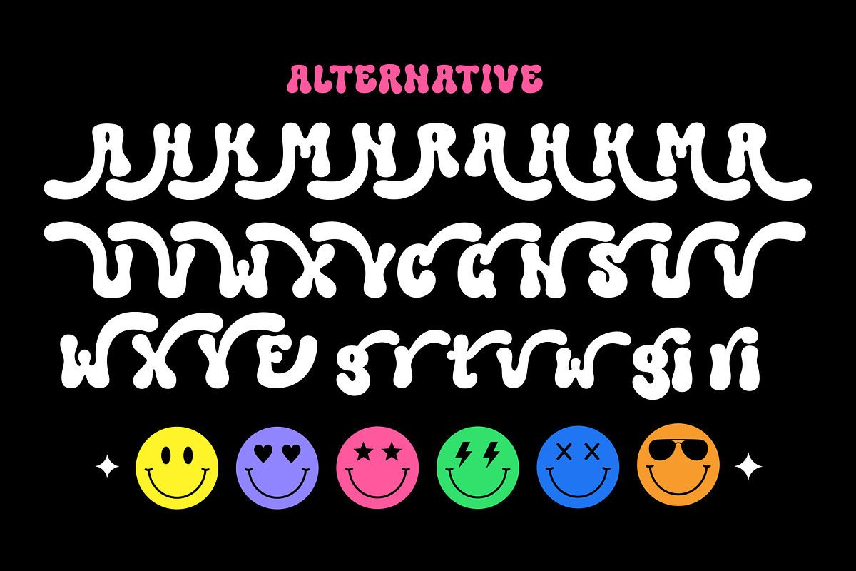 Grove - Retro Groovy Font, a Sans Serif Font by Jozoor (Photo 10 of 10)