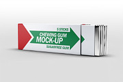 Chewing Gum Mock-up, an Advertising Mockup by Se٧enStudio (Thumbnail 3 of 6)