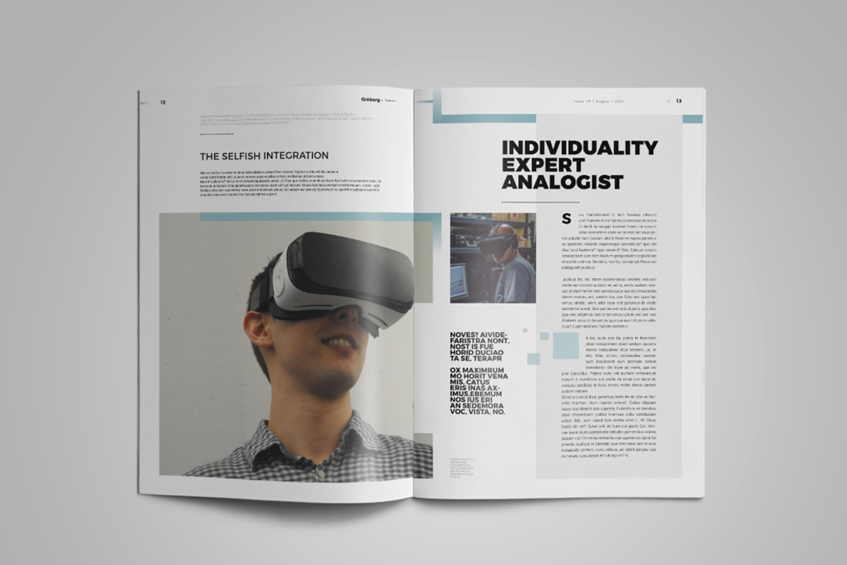 Greberg | Magazine Template, a Magazine Template by spidergraph (Photo 6 of 11)