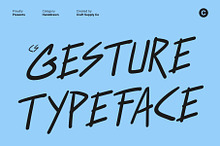 CS Gesture – Handwritten Font