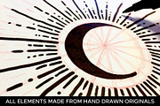 Night Sky Graphic Elements, a Texture Illustration by Joseph Melancon (Thumbnail 7 of 10)
