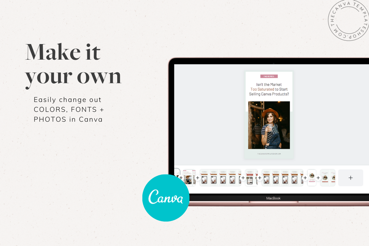 Olivia-Rose Reels Canva Templates, a Social Media Template by The Canva Template Shop (Photo 2 of 7)