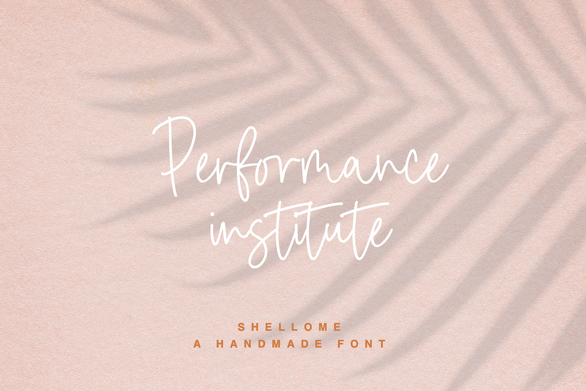 Shellome a handmade font, a Script Font by Quothron (Photo 4 of 7)