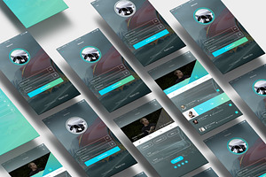 Mobile Phone - Flat App UI