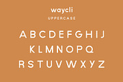 waycli geometric font sans serif, a Sans Serif Font by Izalsye (Thumbnail 4 of 5)