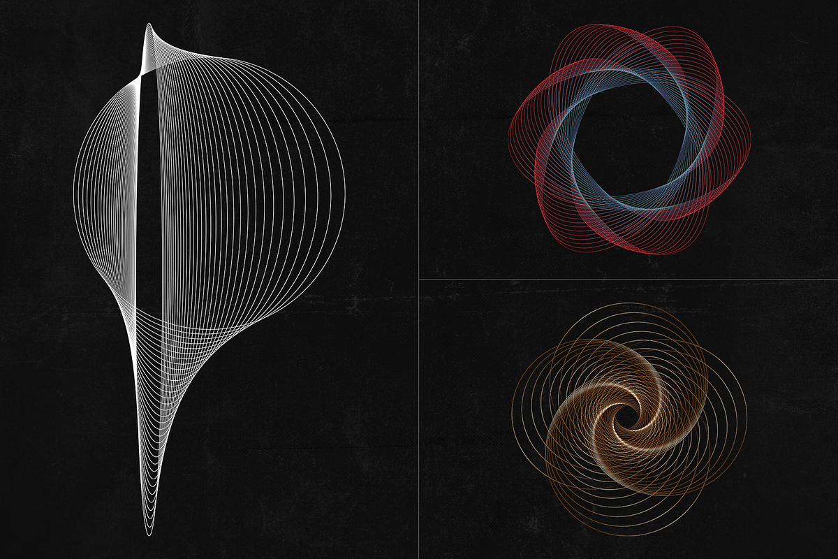50 Wireframe Vector & PNG Shapes, an Object Graphic by Graphicdome (Photo 8 of 14)