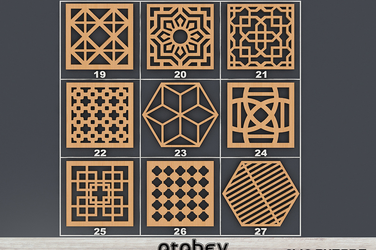 27 Laser Cut Coaster Set 004, a Graphic by AtacanDigital (Photo 4 of 4)