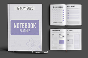 Creative Notebook Planner Template