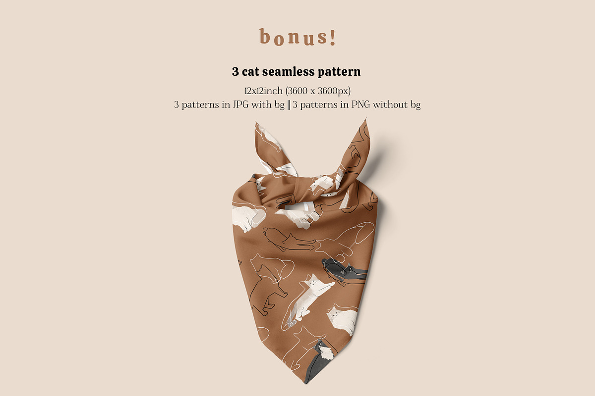 Cats Collection: Colored and Outline, an Illustration by imajineko (Photo 10 of 10)